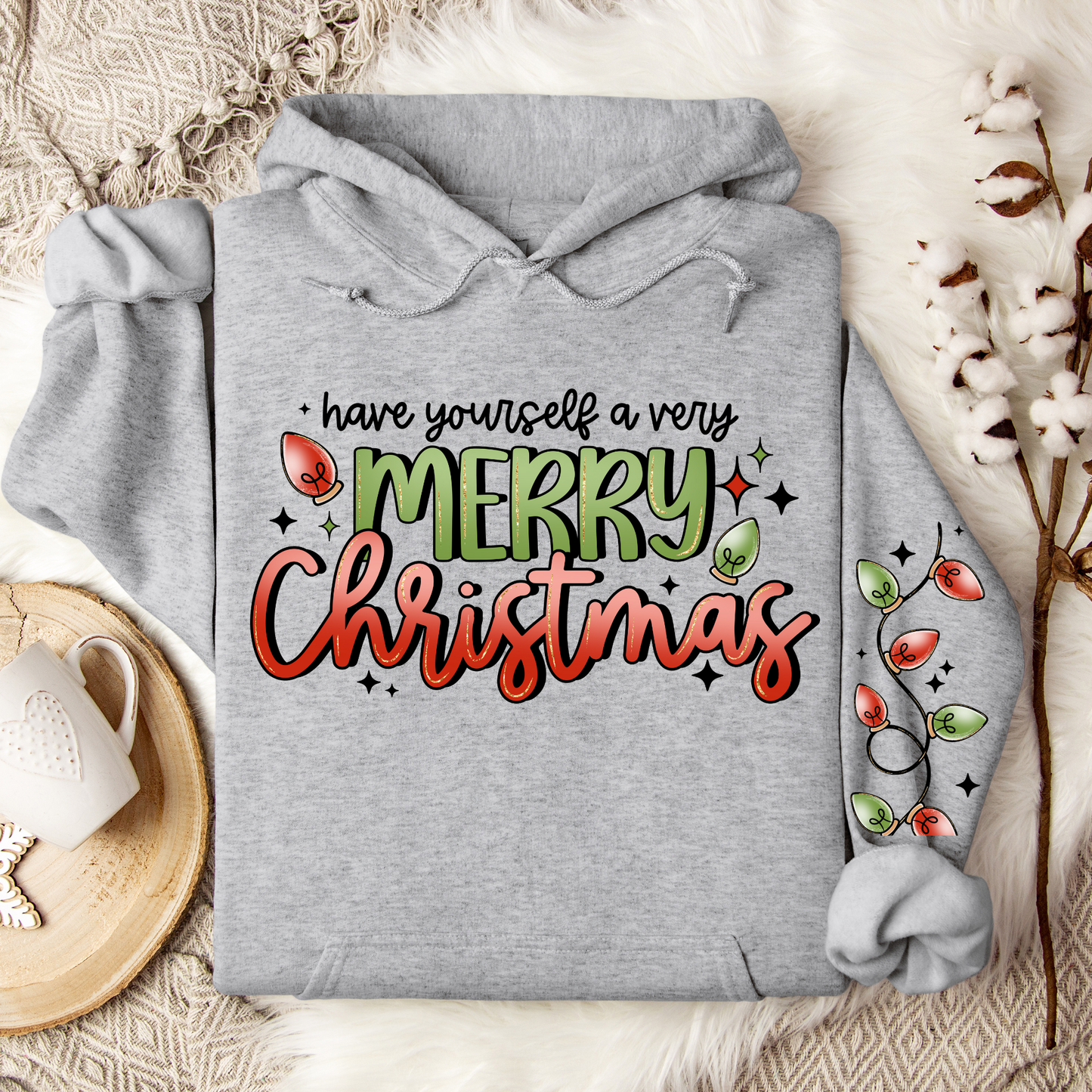 Merry Christmas - Optional Sleeve Design