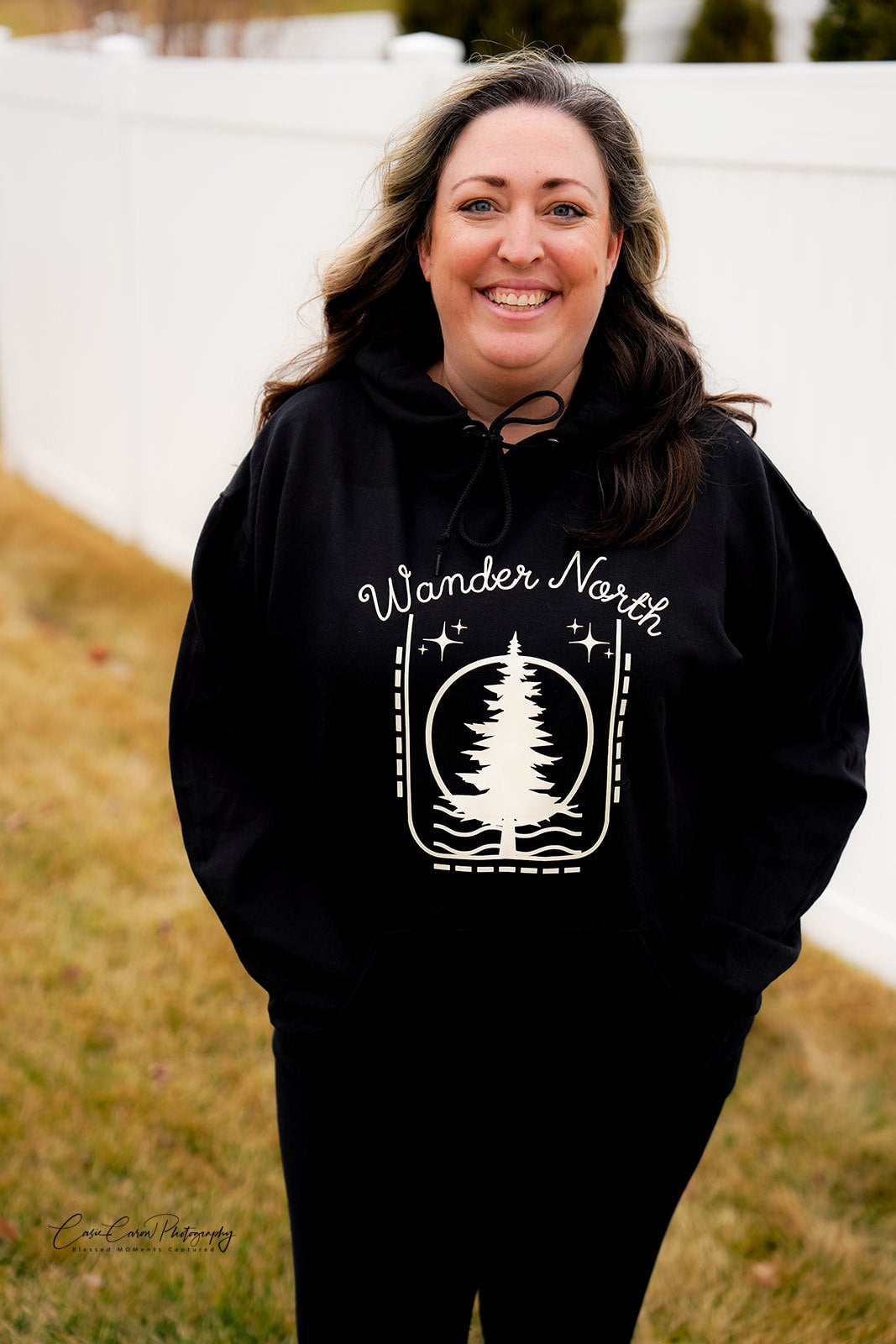 Wander North Hoodie - Black - READY TO SHIP!