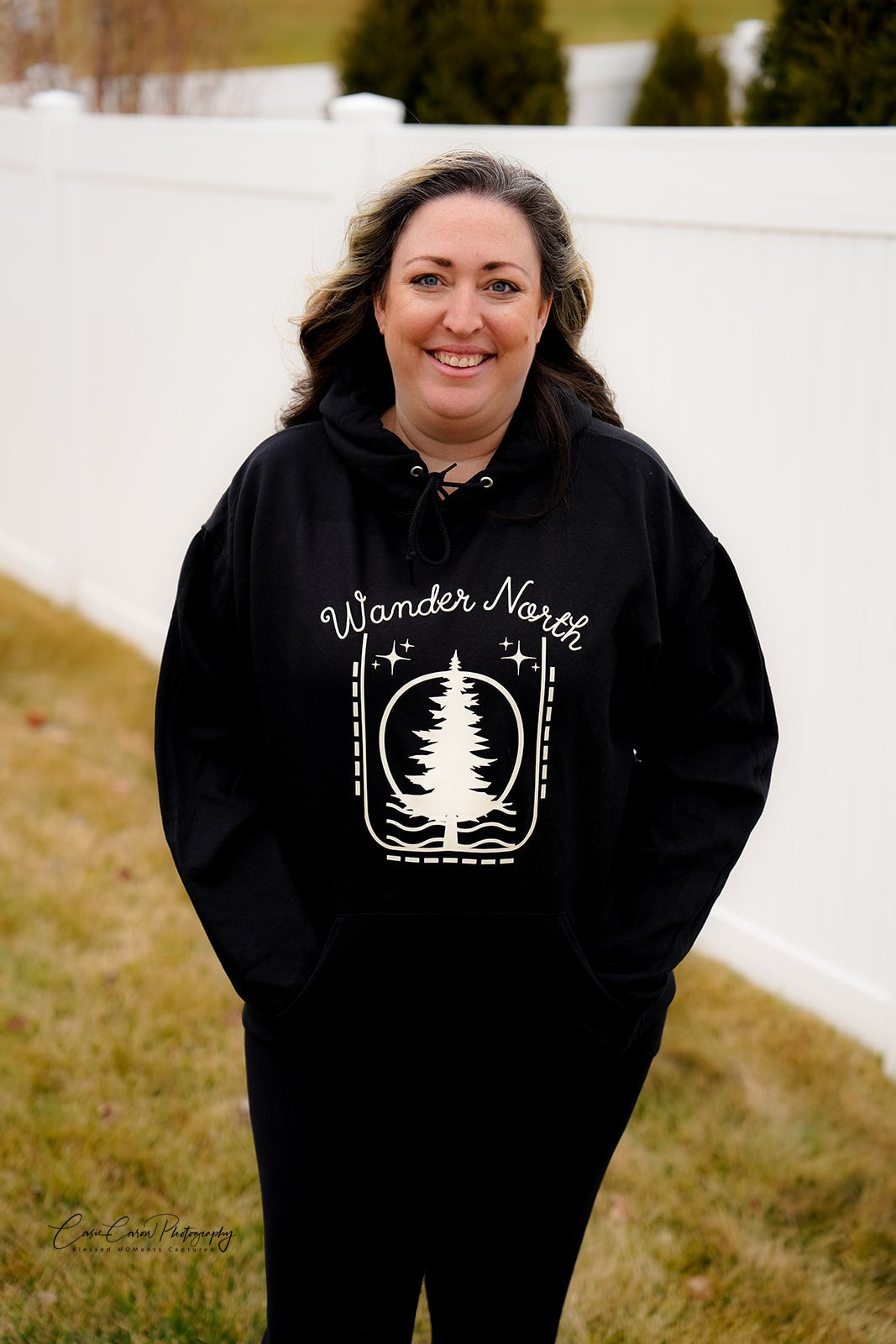 Wander North Hoodie - Black - READY TO SHIP!