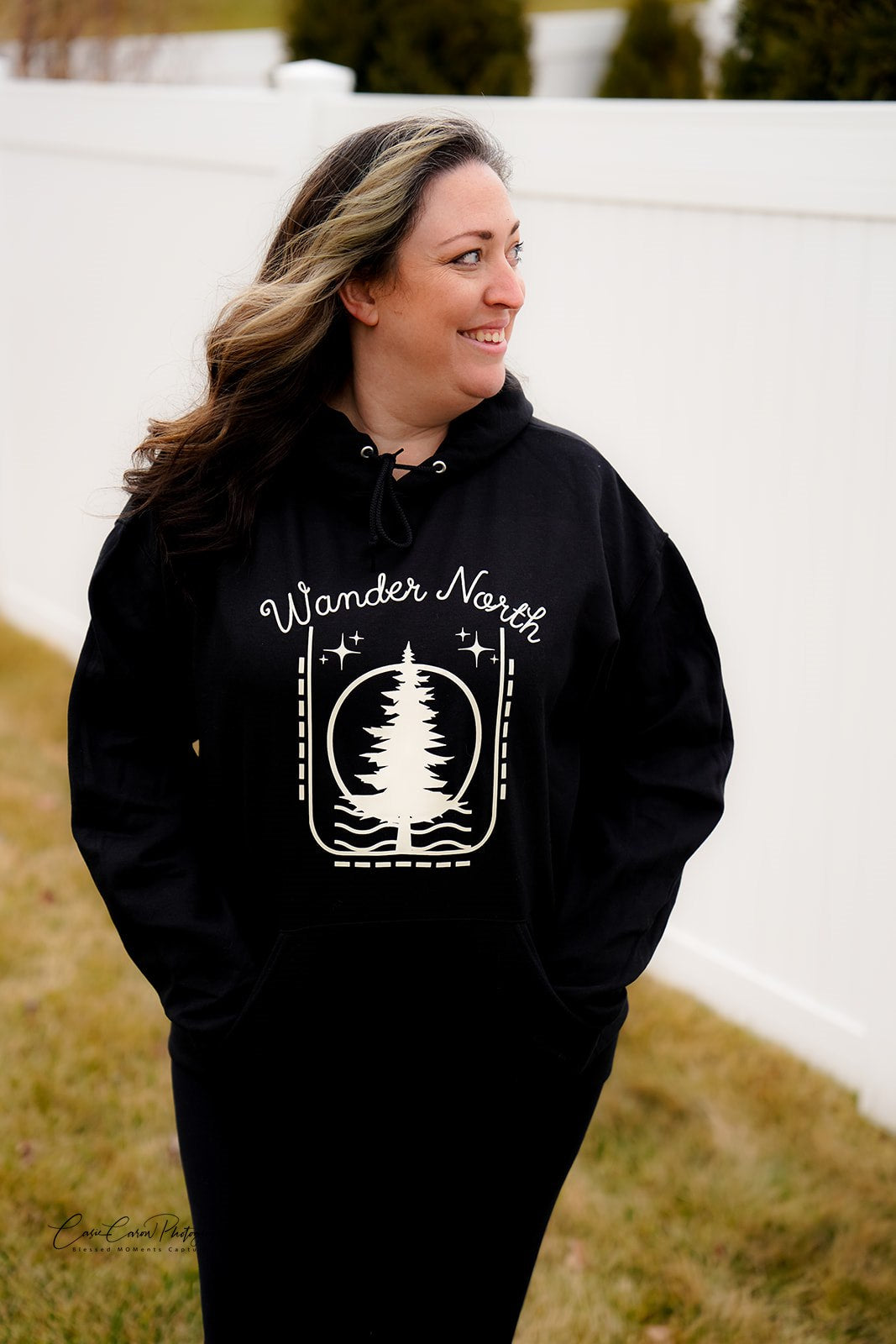 Wander North Hoodie - Black - READY TO SHIP!