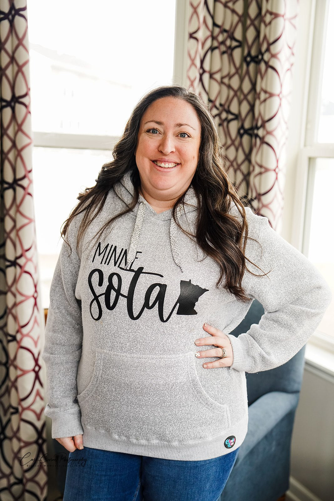 Perfectly Plush Hoodie - Salt And Pepper *CHEEKY LISA EXCLUSIVE*
