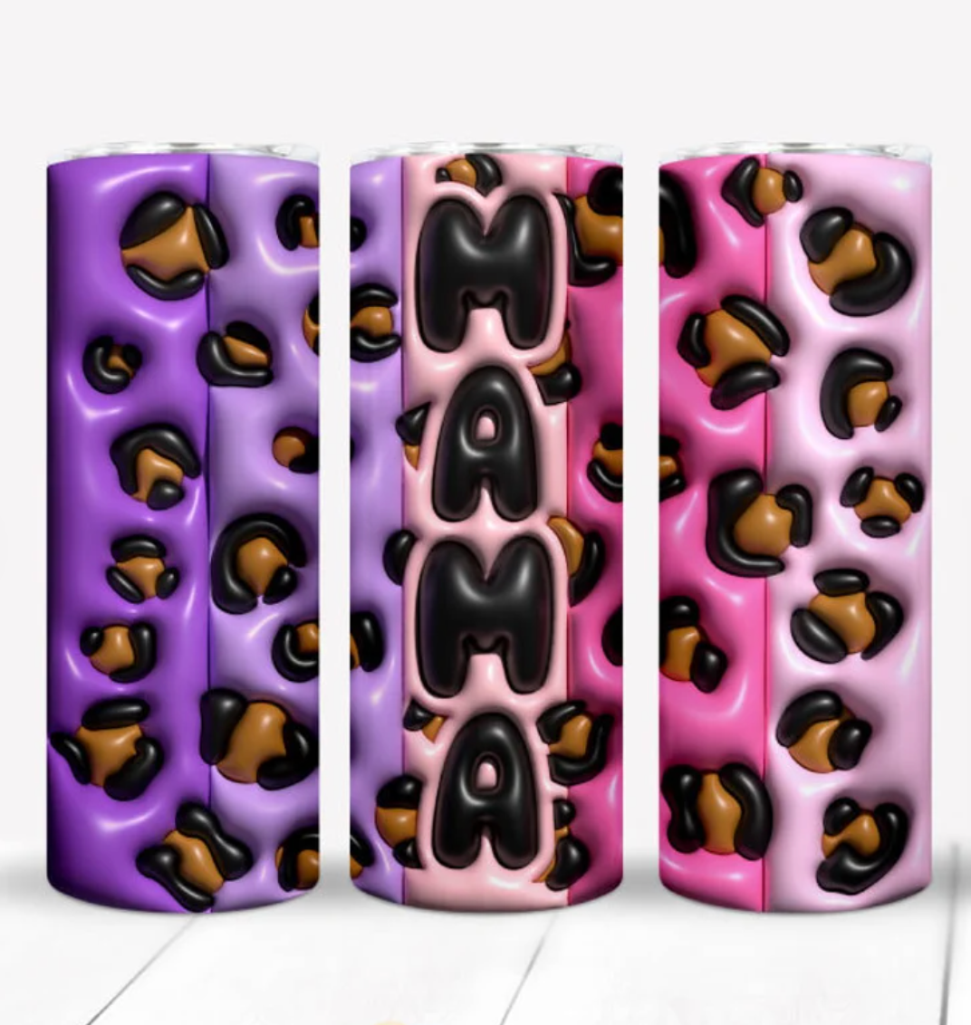 Mama 3D Skinny Tumbler