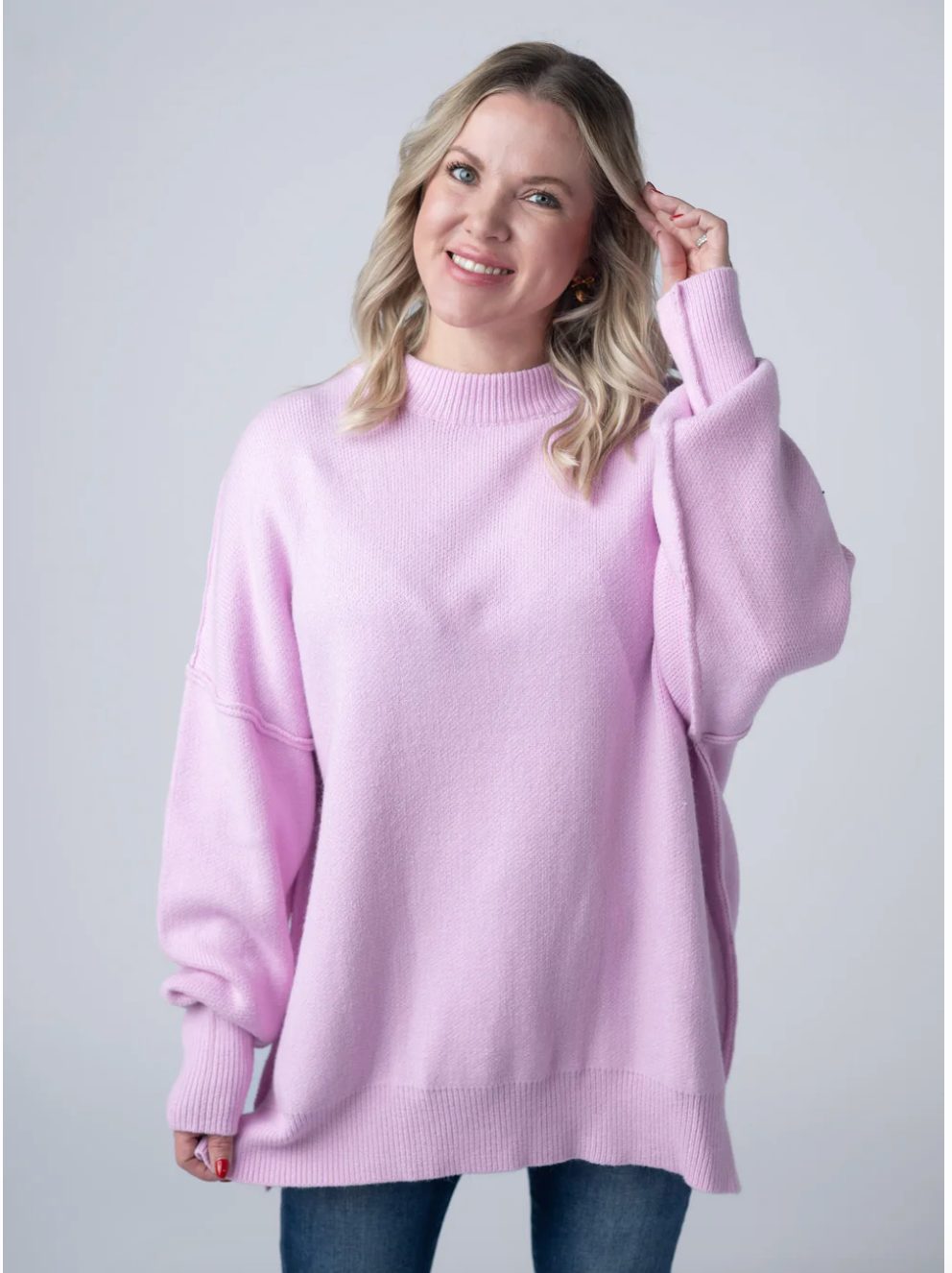 Aurora Cozy Sweater - Lilac