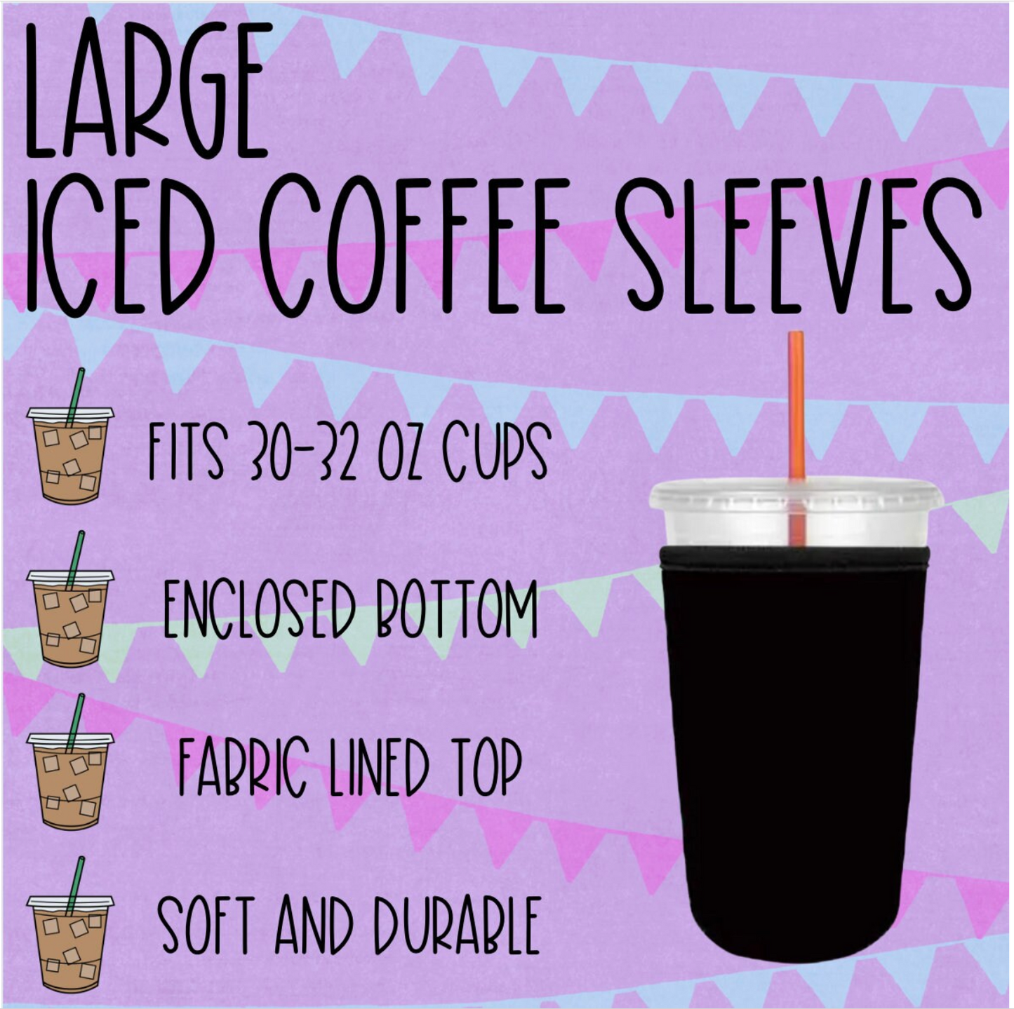 Composition Notebook Iced Coffee Sleeve