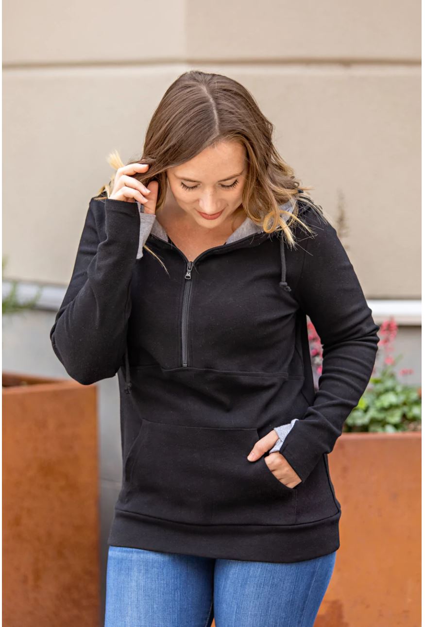 Black Half Zip