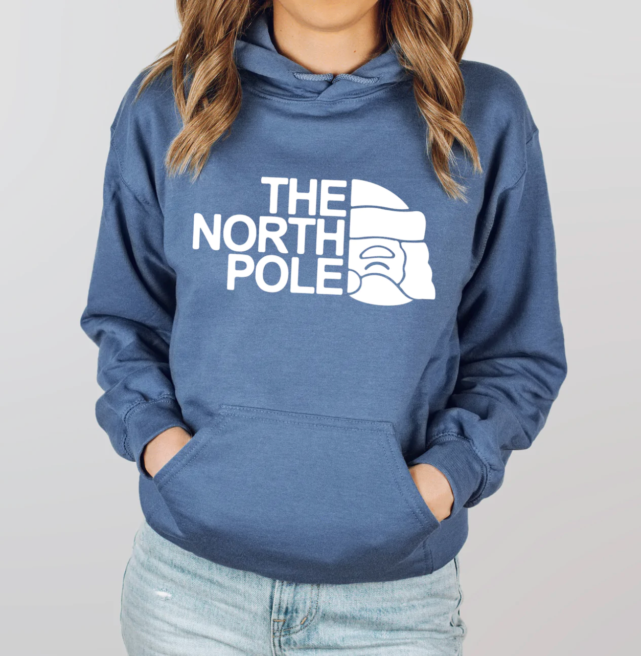 The North Pole Indigo Hoodie - Ready to Ship