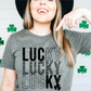 Lucky Distressed - Black or White