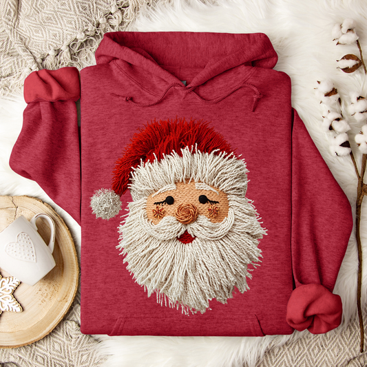 Faux Yarn Santa