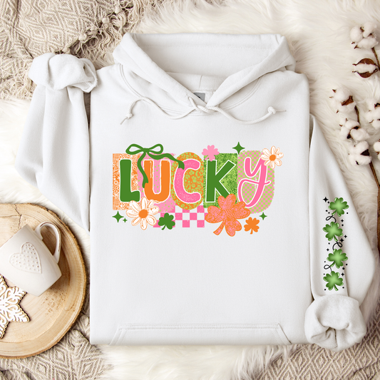 Lucky - Optional Sleeve Design - Black or White