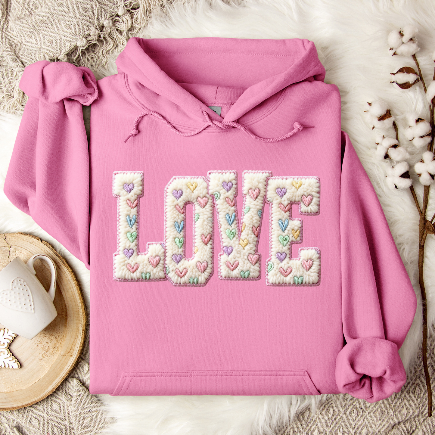 Faux Yarn Love Charms