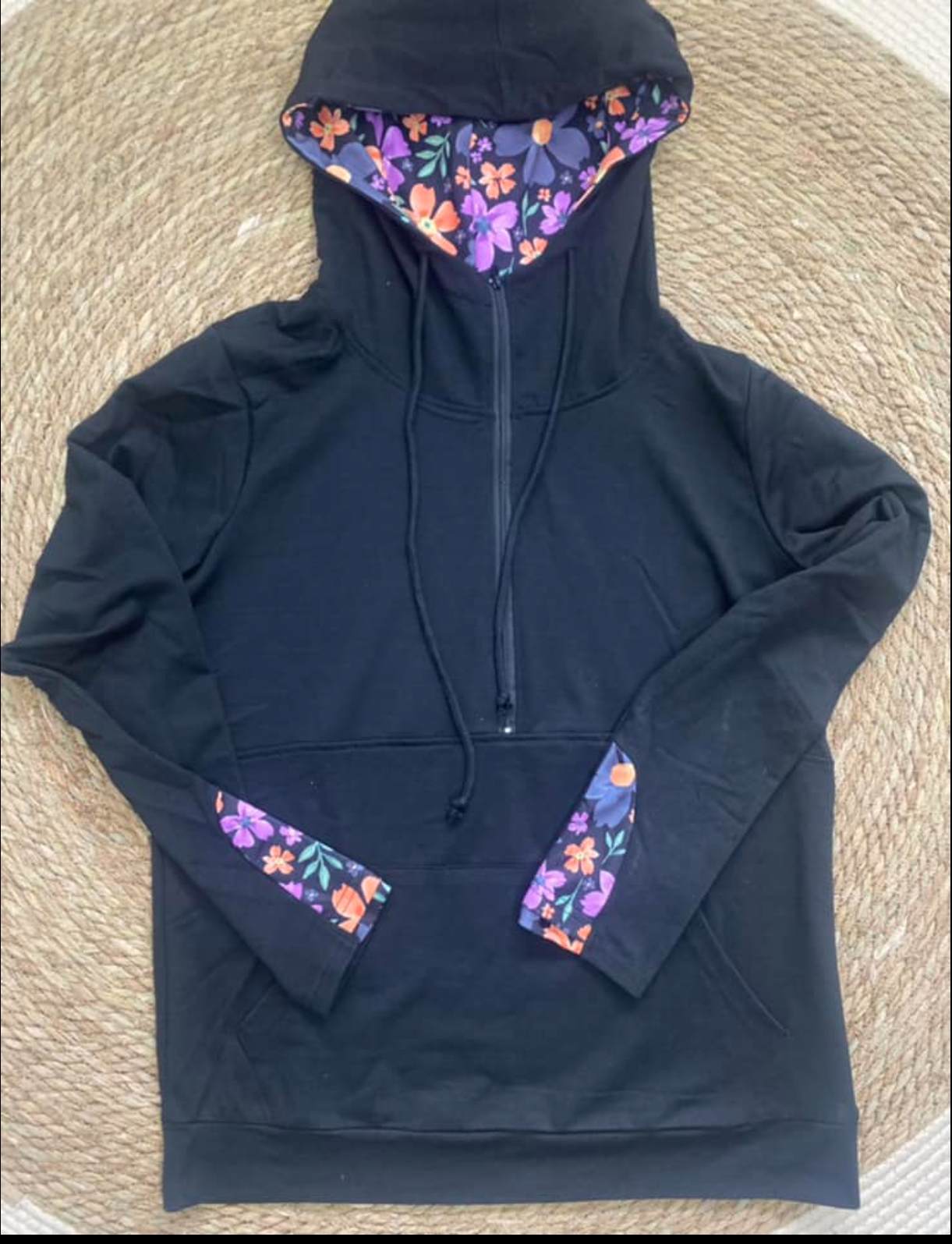 Audre Half Zip - Fall Floral