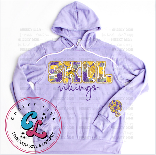 Skol Hoodie - Bella Canvas Lavender