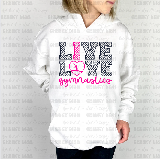 Live Love Gymnastics Youth Sweatshirt