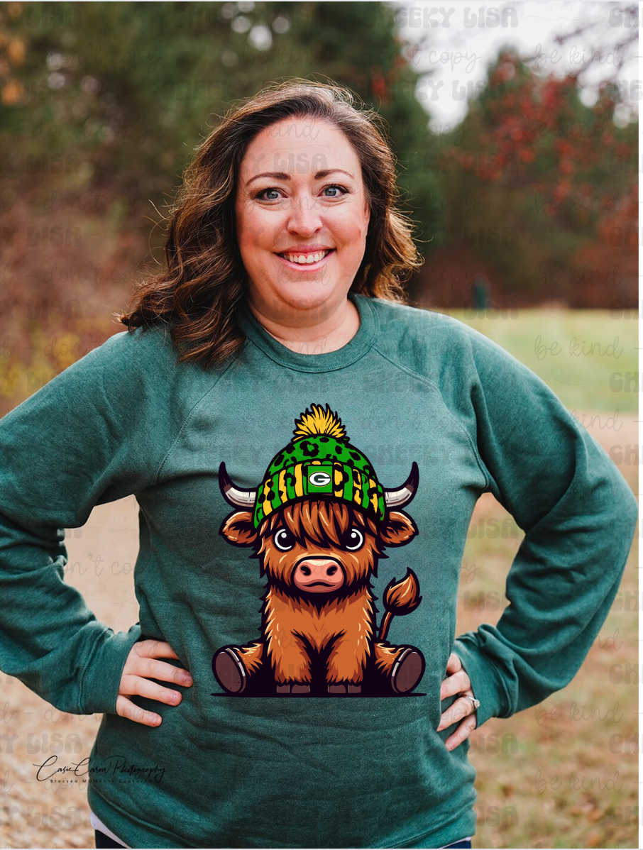 Highland cow outlet sweatshirt