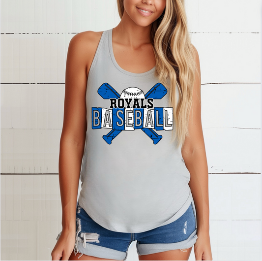 Royals Cross Bats Tank