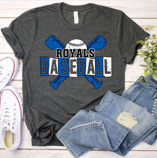 Royals Cross Bats Tee