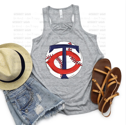 Baseball Logo  - Tank - Tee- Hoodie - Crew