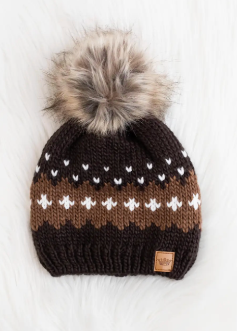 beanie - brown