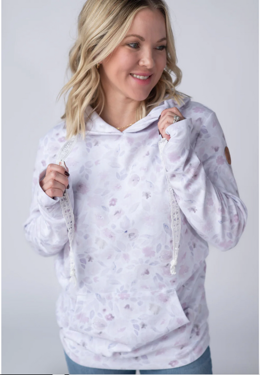PREBOOK Hailey Pullover Hoodie - Blush Floral