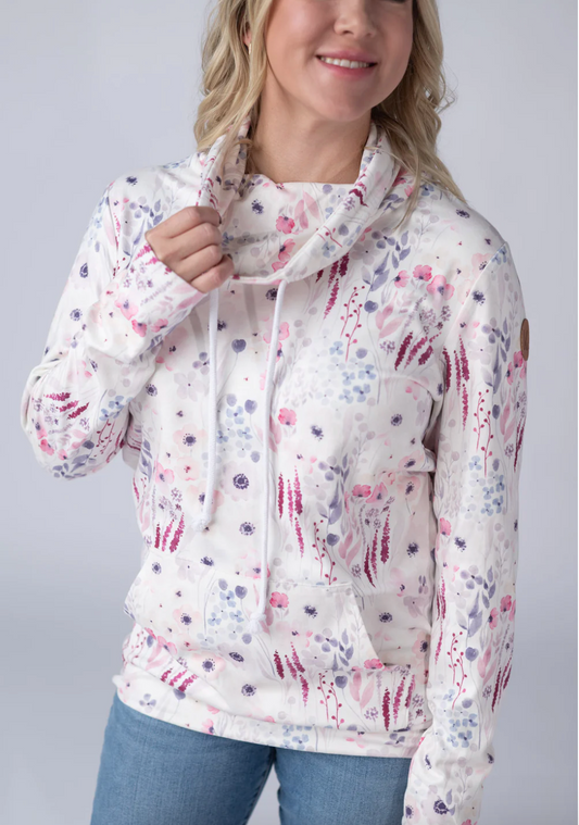 PREBOOK Soft Funnel Neck - Wildflower Gardens