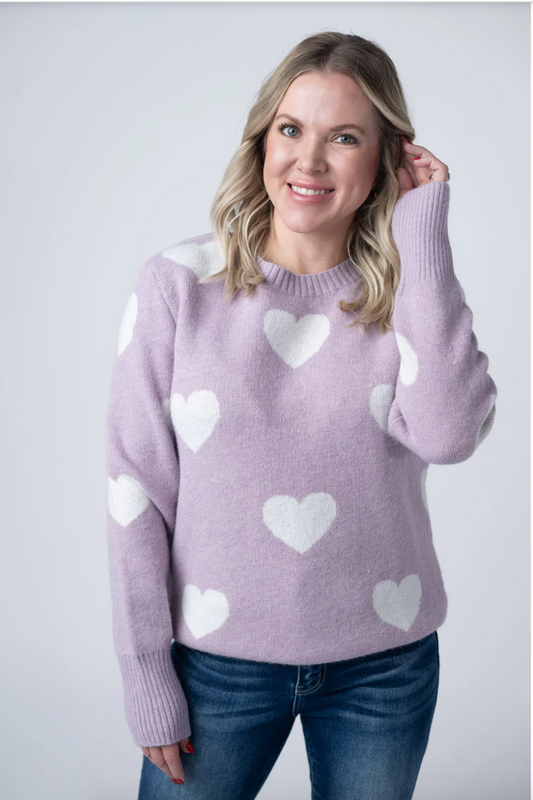 Endless Love Sweater - Lavender