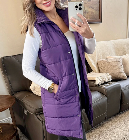 Purple Harlow Vest
