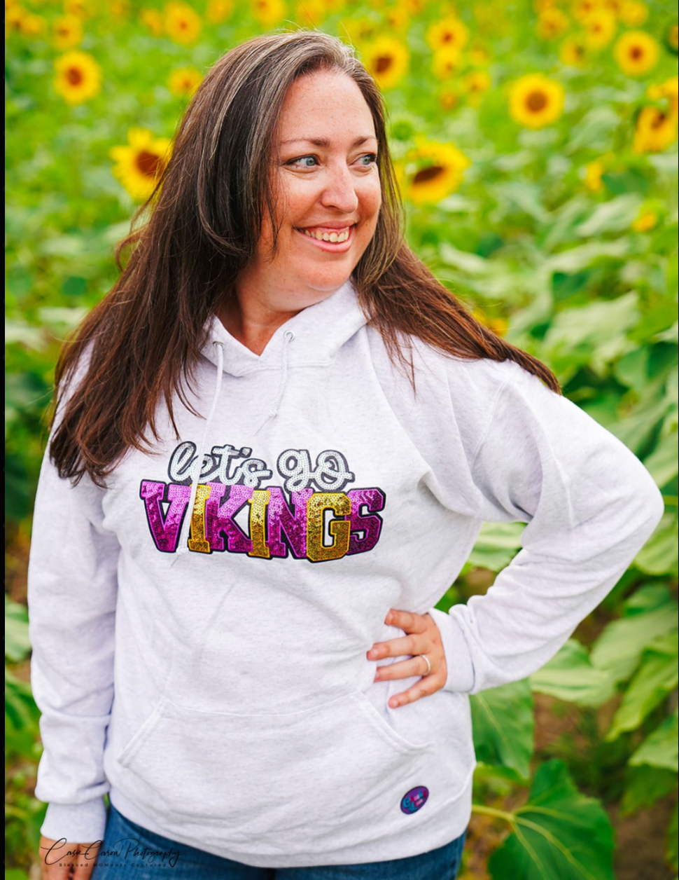 Vikings Sequined Hoodie