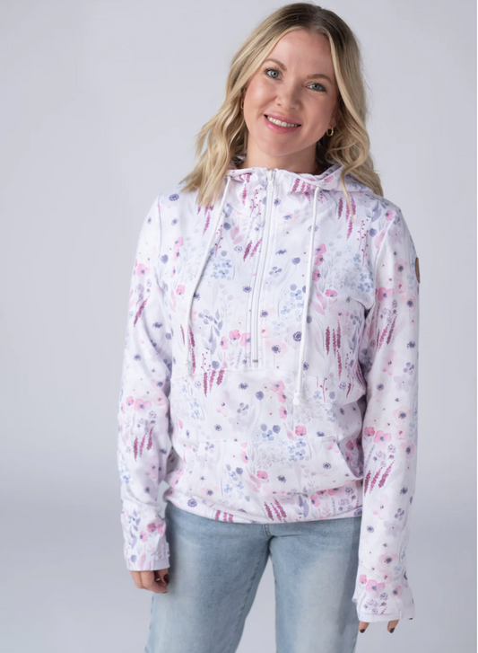 HalfZip Hoodie - Wildflower Gardens