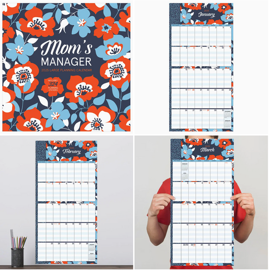 2025 Mom's Manager Wall Calendar