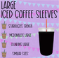 Pencil Iced Coffee Sleeve