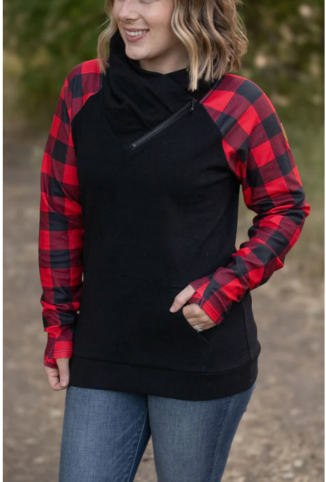 Zoey ZipCowl - Buffalo Plaid