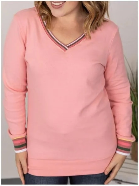 Pink Triple Stretch Pullover